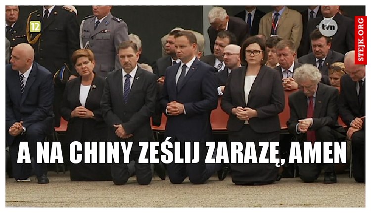 A na Chiny ześlij zarazę, amen
