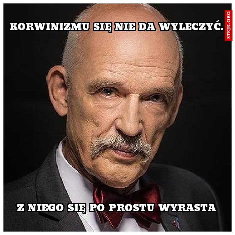 Korwinizmu się nie da wyleczyć.