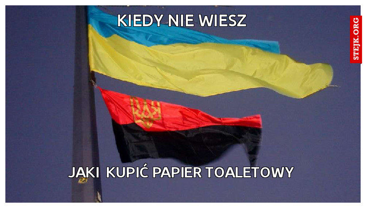 kiedy nie wiesz