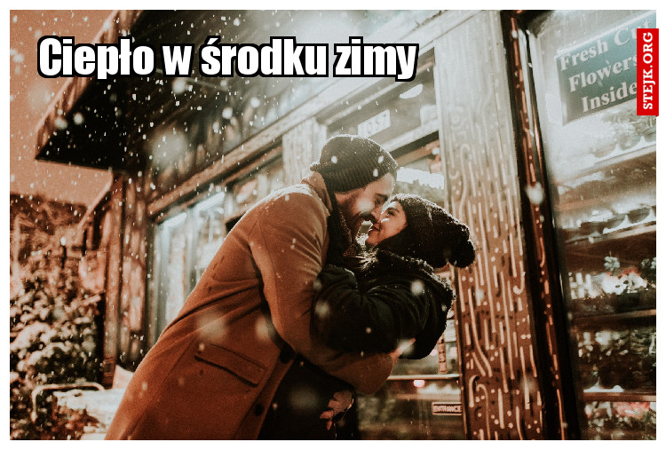 Ciepło w środku zimy