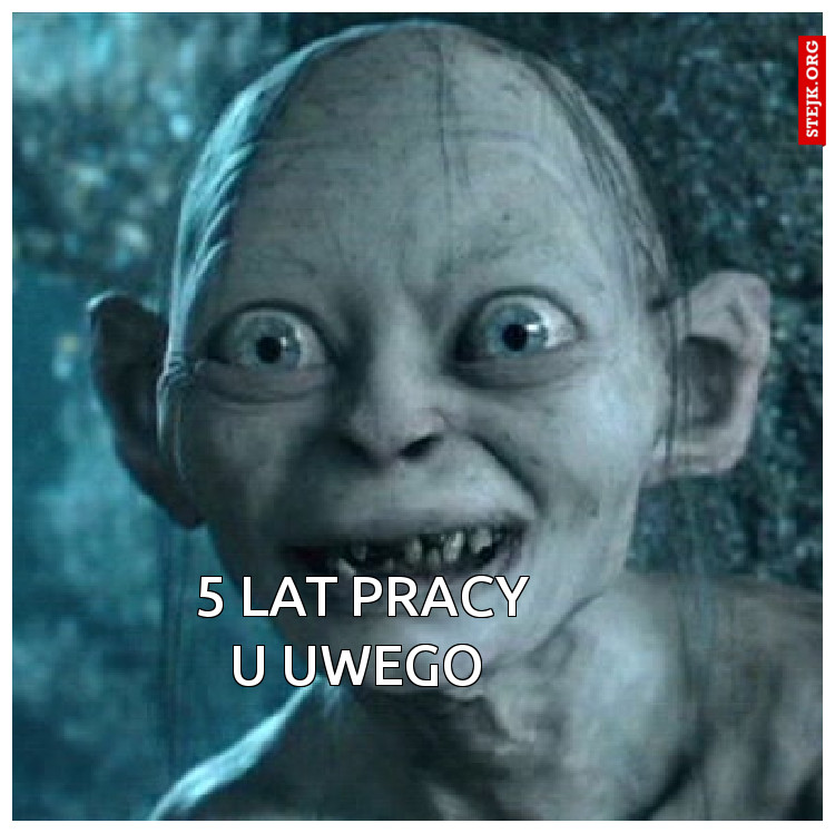 5 lat pracy u Uwego 