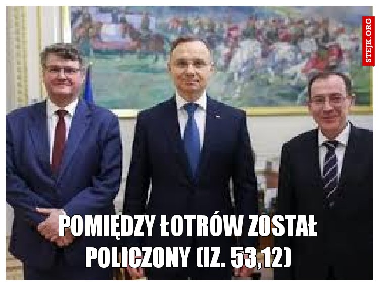 Pomiędzy łotrów został policzony (Iz. 53,12)
