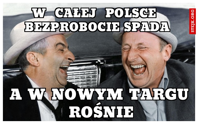 w  całej  polsce  bezprobocie spada