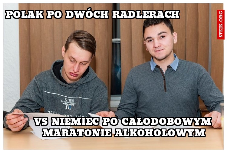POLAK PO DWÓCH RADLERACH