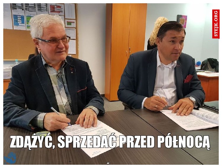 Zdążyć, sprzedać przed północą