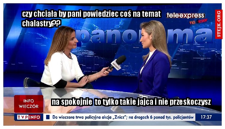 czy chciała by pani powiedziec coś na temat chalastry??