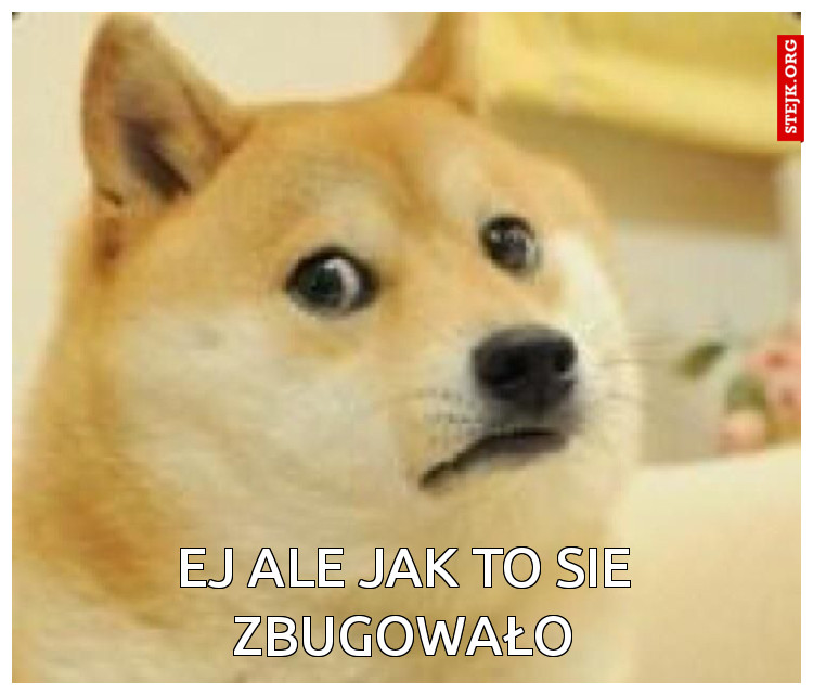 EJ ALE JAK TO SIE ZBUGOWAŁO