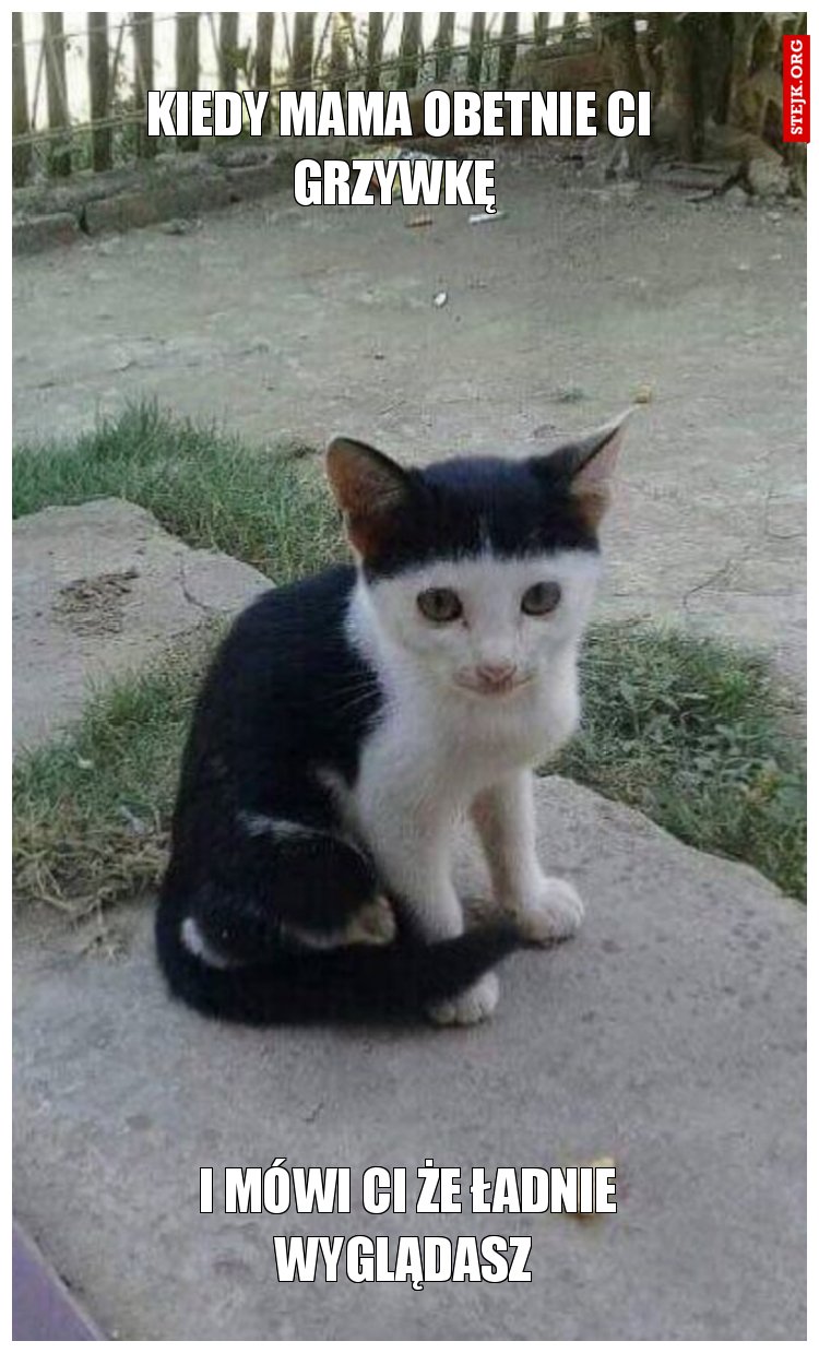 Kiedy mama obetnie ci grzywkę 