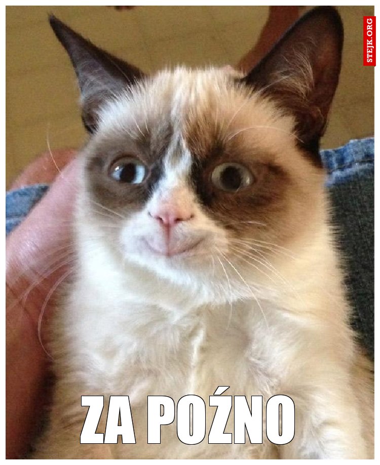 Za poźno