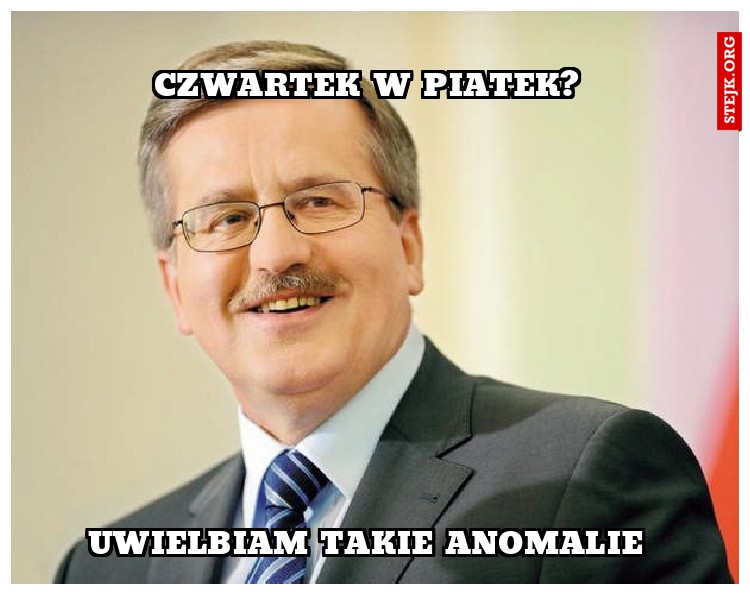Piątek w czwartek? 