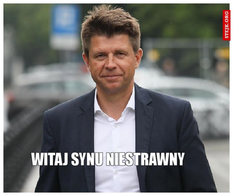 Witaj synu niestrawny