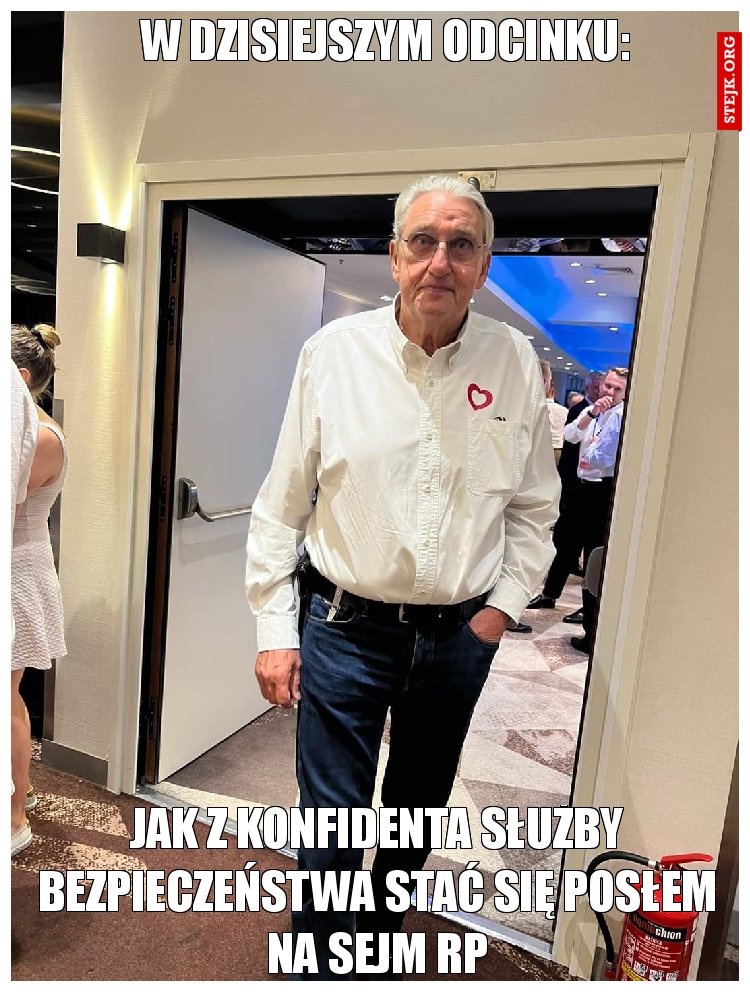 W dzisiejszych odcinku: