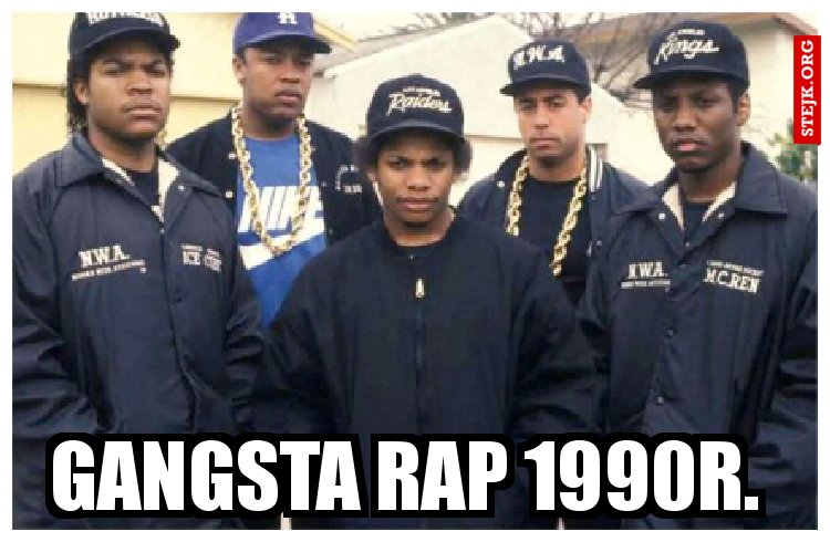 Gangsta rap 1990r.