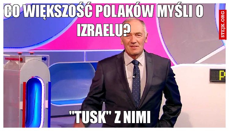 Co większość Polaków myśli o Izraelu?