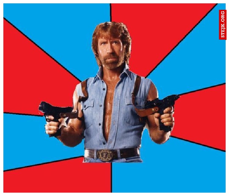 chuk norris nie skacze on odbija się od ziemi