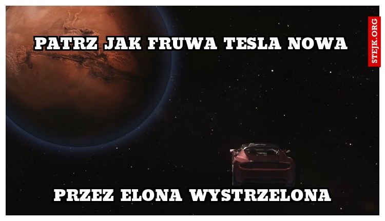PATRZ JAK FRUWA TESLA NOWA