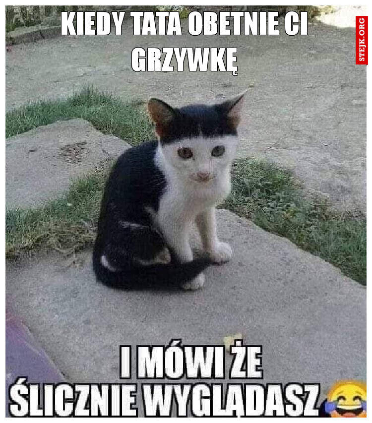 Kiedy tata obetnie Ci grzywkę