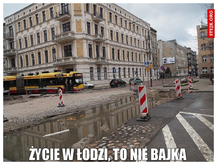Życie w Łodzi, to nie bajka