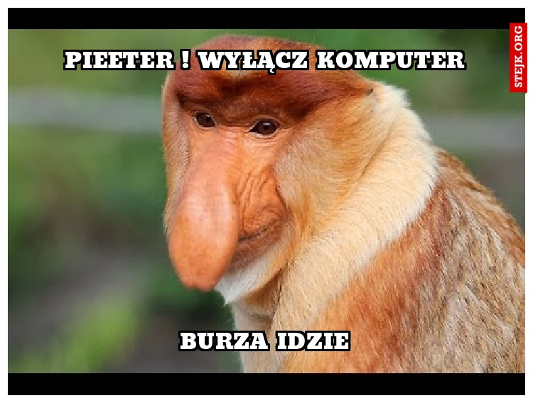 Pieeter ! Wyłącz komputer