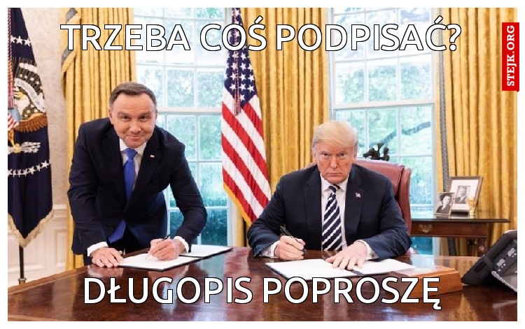 Trzeba coś podpisać?