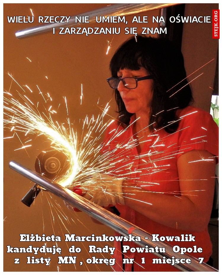 wielu  rzeczy  nie   umiem,  ale  na  oświacie    i  zarządzaniu  się  znam  