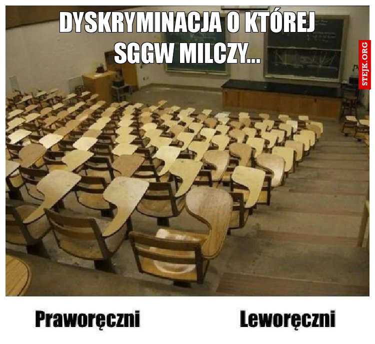 Dyskryminacja o której SGGW milczy...