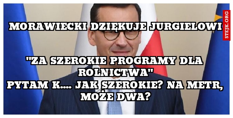 morawiecki dziękuje Jurgielowi