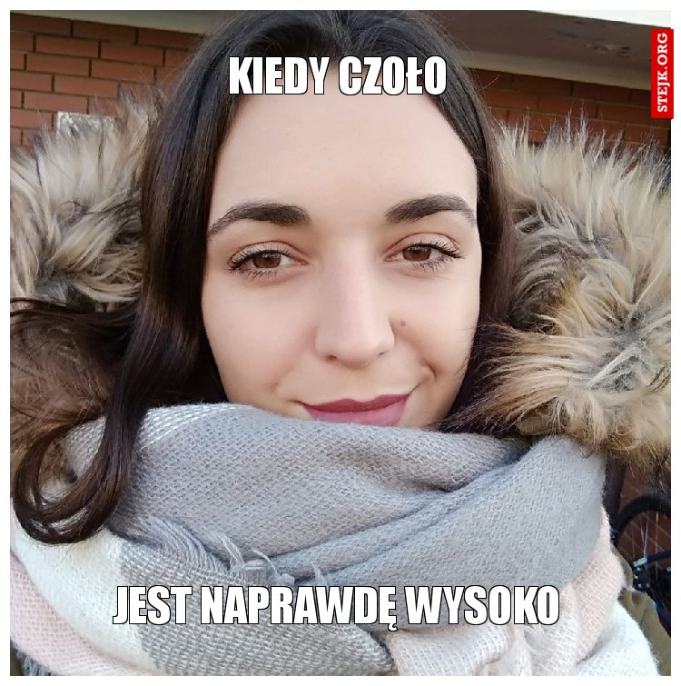 Kiedy czoło