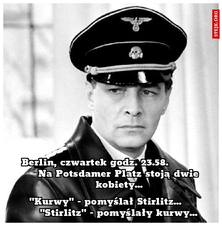 Berlin, czwartek godz. 23.58.              Na Potsdamer Platz stoją dwie kobiety...