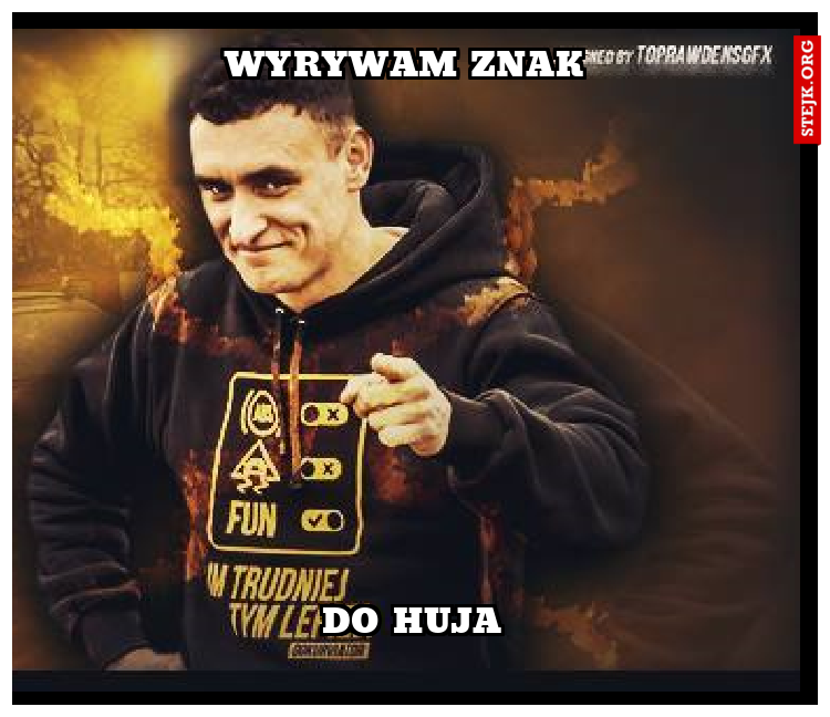 wyrywam znak 