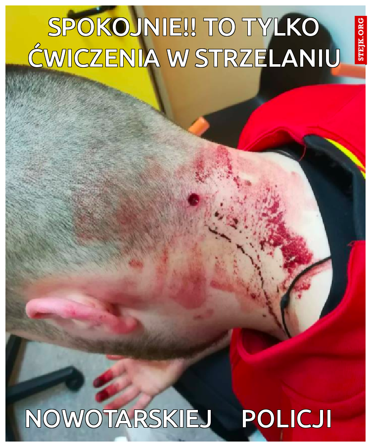 spokojnie!! to tylko ćwiczenia w strzelaniu