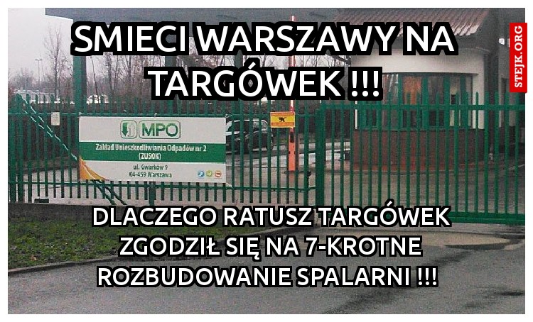 smieci warszawy na targówek