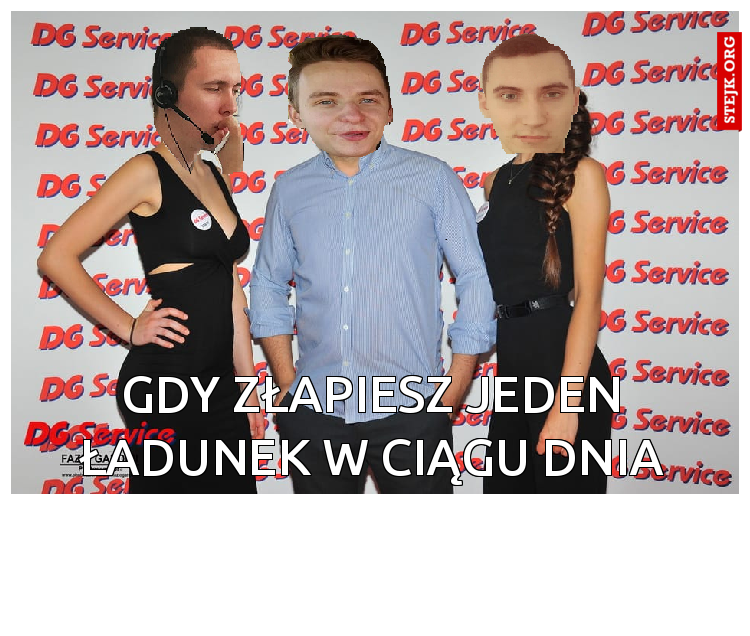 Gdy złapiesz jeden ładunek w ciągu dnia