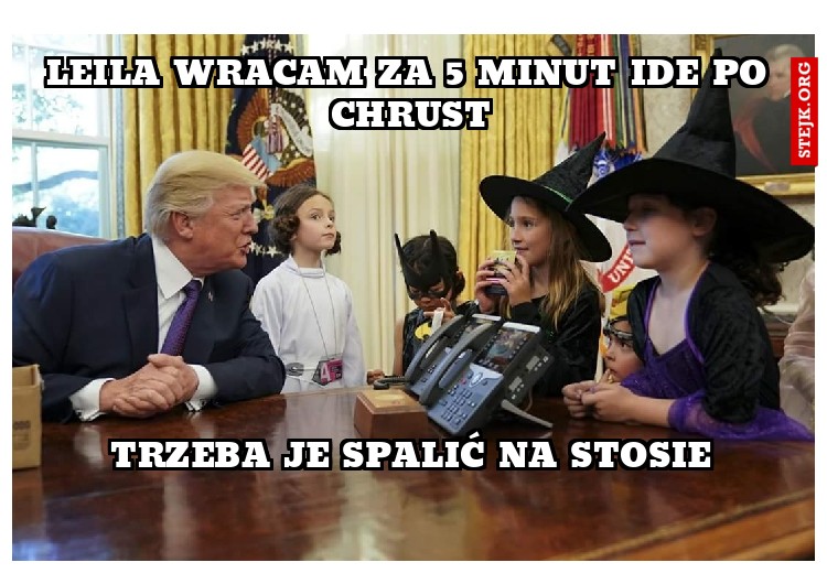 Leila leć po chrust 