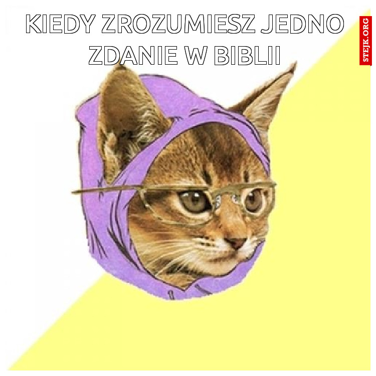 Kiedy zrozumiesz jedno zdanie w Biblii