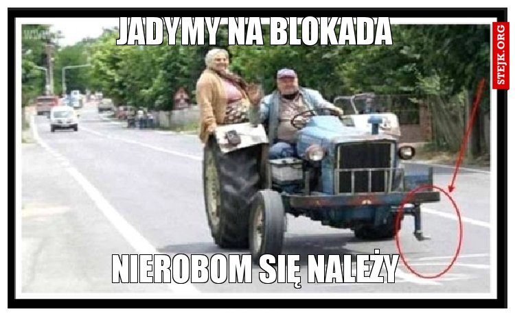 jadymy na blokada