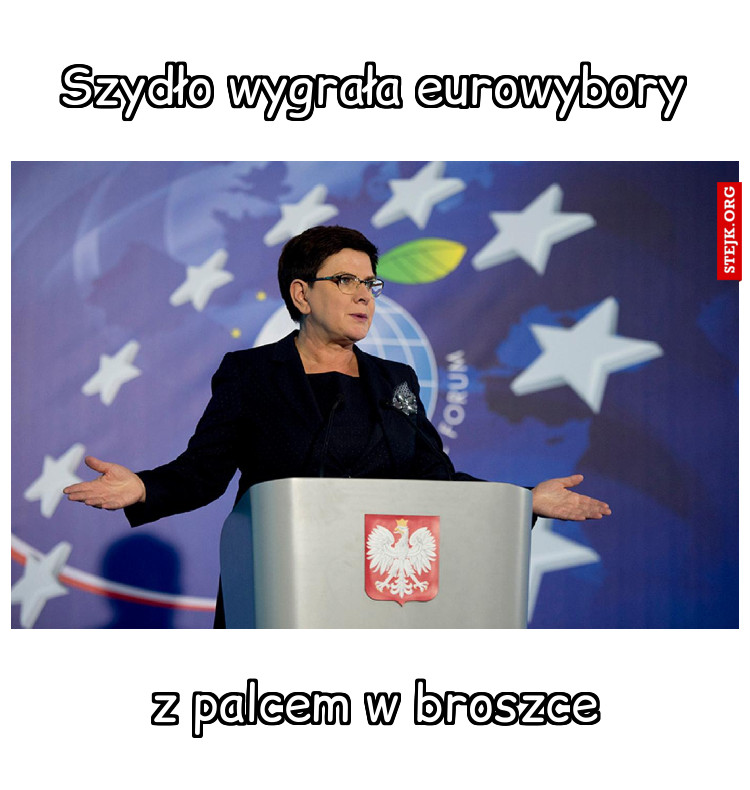 Szydło wygrała eurowybory