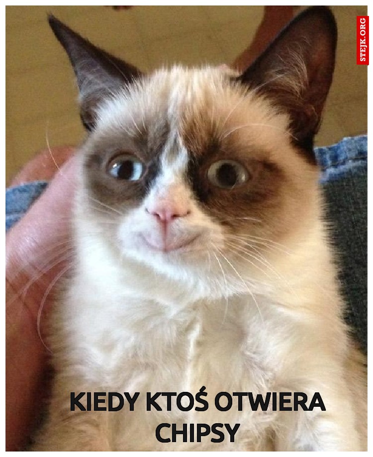 kiedy ktoś otwiera chipsy
