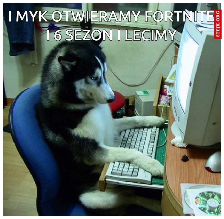 I myk otwieramy fortnite i 6 sezon i lecimy