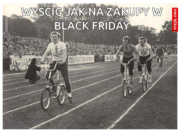 Wyścig jak na zakupy w Black friday