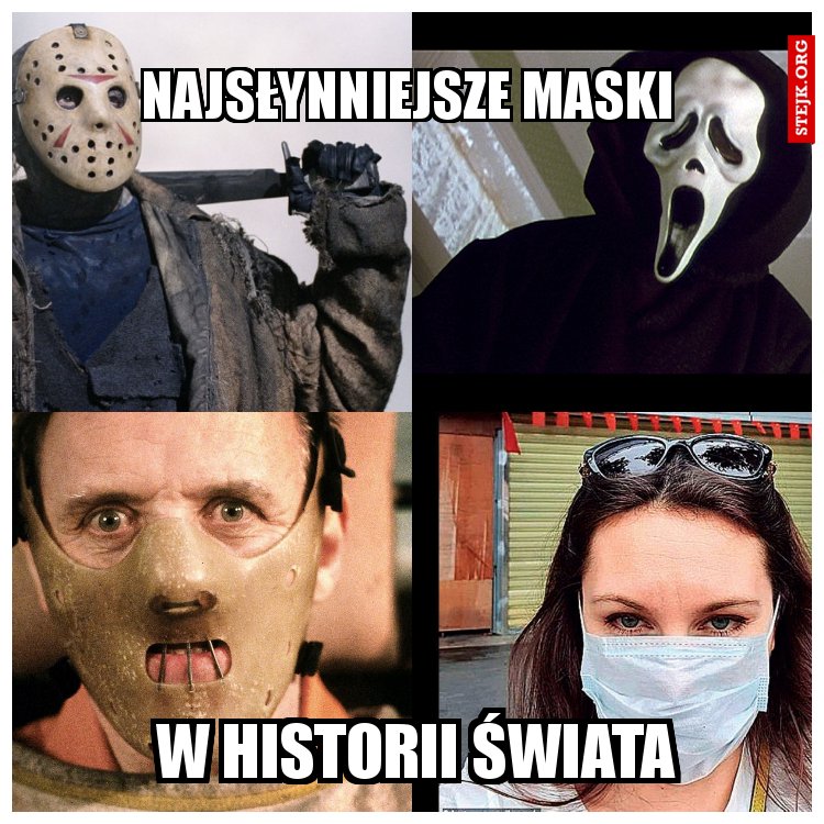 Najsłynniejsze maski