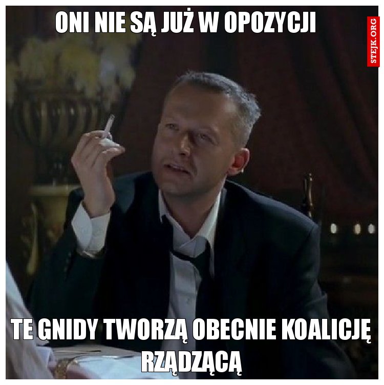 Oni nie są już w opozycji