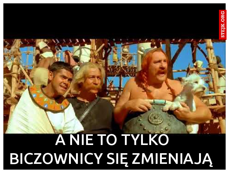 A nie to tylko biczownicy się zmieniają 