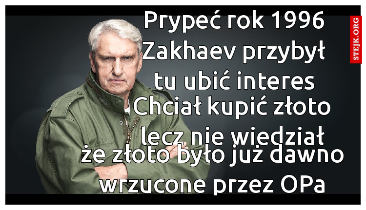 Prypeć rok 1996 Zakhaev przybył tu ubić interes