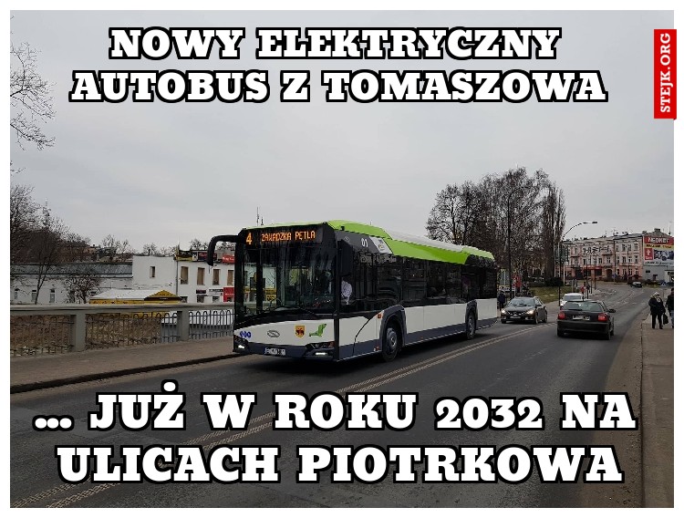 nowy elektryczny autobus z tomaszowa