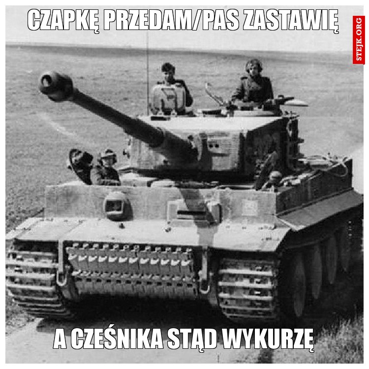 CzApkĘ przedam/pas zastawię