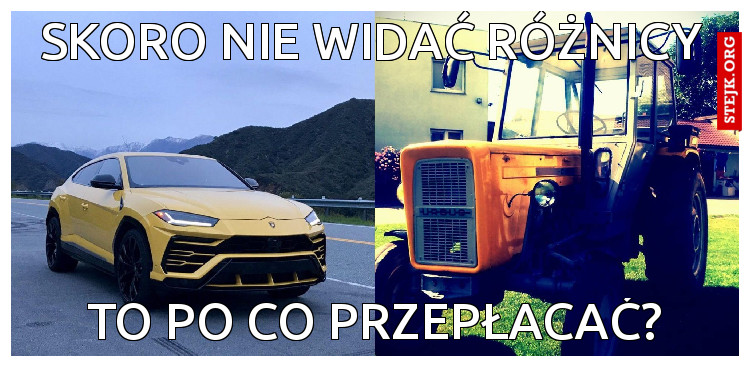 skoro nie widać różnicy