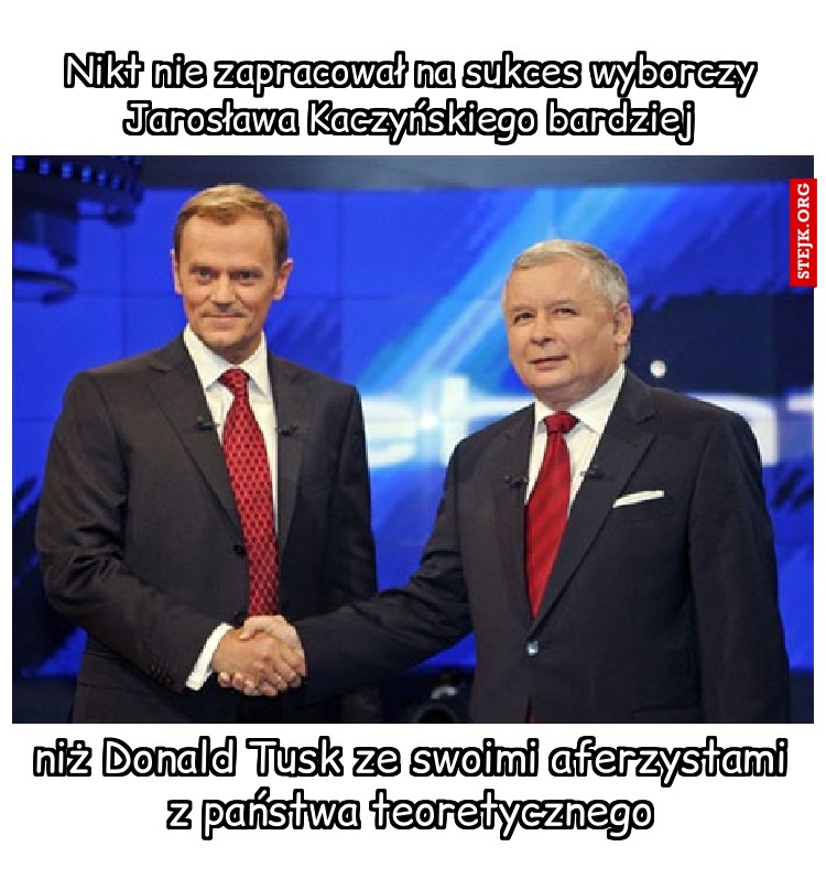 Nikt nie zapracował na sukces wyborczy Jarosława Kaczyńskiego bardziej