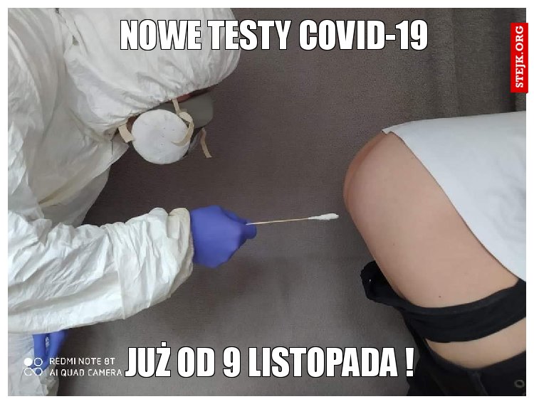 Nowe testy COVID-19