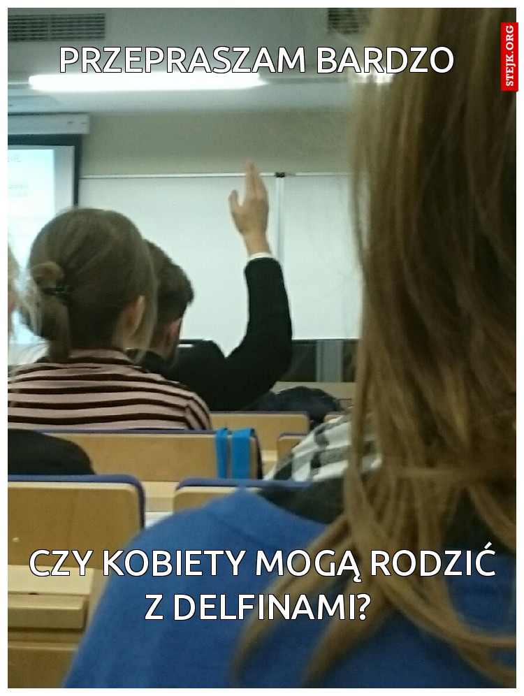 Przepraszam bardzo 